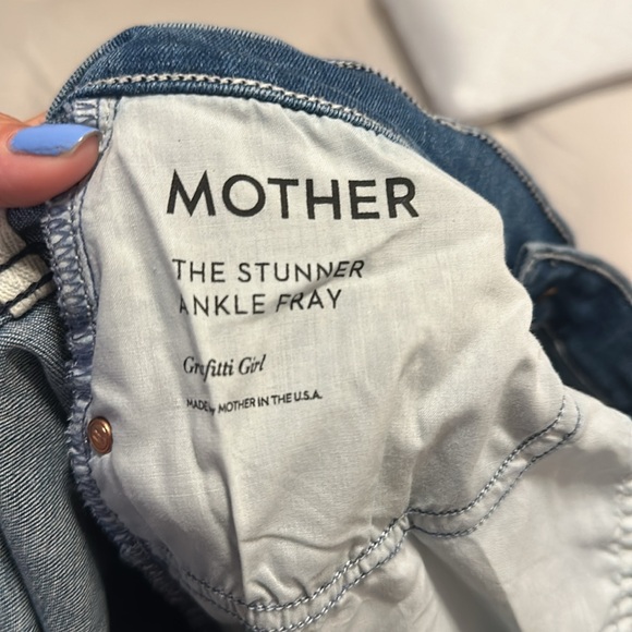 Mother stunner ankle fray graffiti girl - Picture 5 of 6